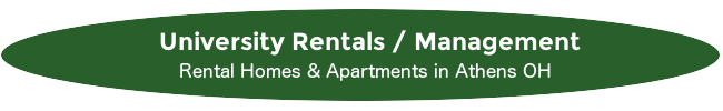 University Rentals Management, Athens Ohio Logo